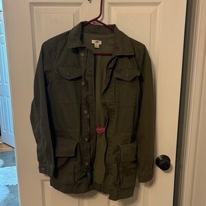 Jcrew Olive Utility Field Jacket - women's Casual Coat